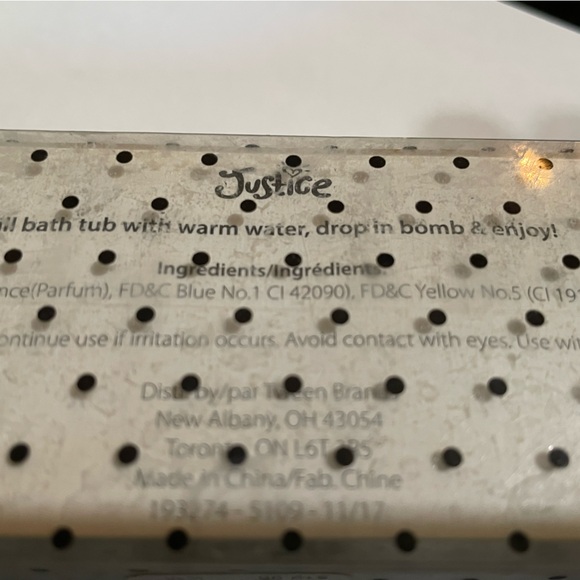 Justice Vanilla Bath Bomb Set NWT - Picture 3 of 4